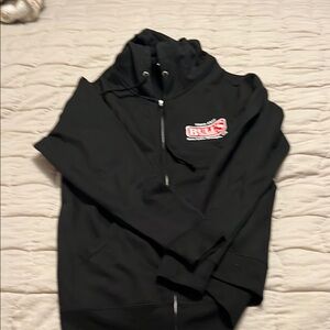 Black Bulls Zip-Up Hoodie